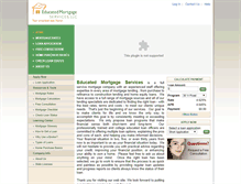 Tablet Screenshot of educatedmortgageservices.com